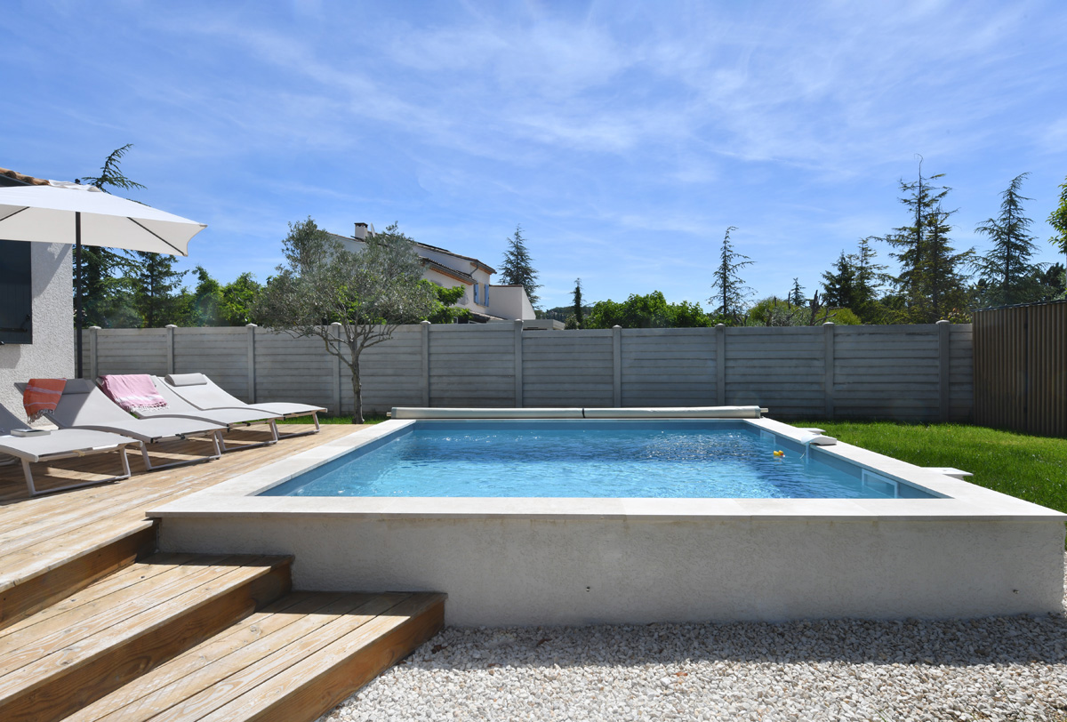piscine, transats