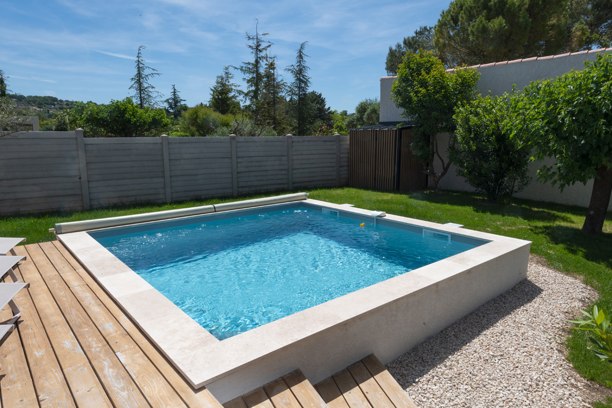 piscine, jardin